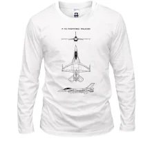 Чоловічий лонгслів F-16 Fighting Falcon