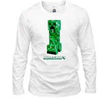 Чоловічий лонгслів Крипер Minecraft