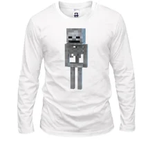 Лонгслив Minecraft Скелет