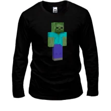 Чоловічий лонгслів Minecraft Зомбі