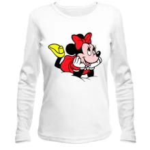 Женский лонгслив Minie Mouse мечтает