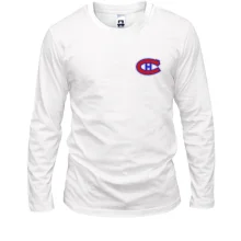 Чоловічий лонгслів Montreal Canadiens з вишитою емблемою (Вишивка)