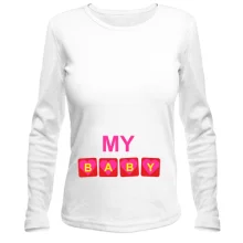 Жіночий лонгслів My baby (дівчинка)