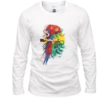 Лонгслив Parrot bright art