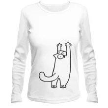 Лонгслив Simon's cat царапается