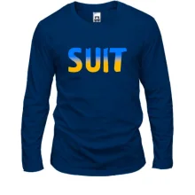 Чоловічий лонгслів Suit (жовто-блакитний)