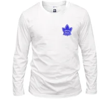 Чоловічий лонгслів з вишитою емблемою Toronto Maple Leafs (Вишивка)