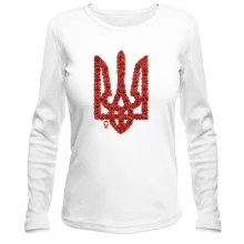 Лонгслив Тризуб из маков