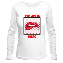 Жіночий лонгслів You can be shero