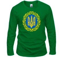Лонгслив "Герб Украины с узором"