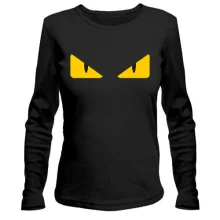 Женский лонгслив "Глаза Fendi"