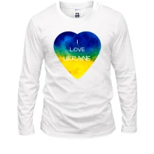 Лонгслив "I love Ukraine" на сердце