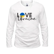 Лонгслив LOVE Ukraine с флагом