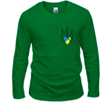 Лонгслив "Воля" со стилизованным тризубом