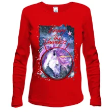 Лонгслив c единорогом "Enjoy the universe" (3)