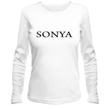 Жіночий лонгслів для Софії у стилі SONY