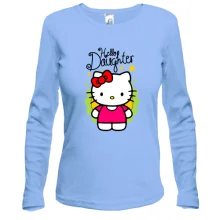 Женский лонгслив для дочки "hello doughter"