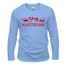 Лонгслив на Новый Год "#christmassqoad"