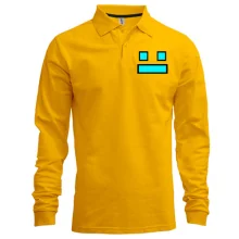 Лонгслив поло «Geometry Dash Smile»