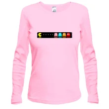 Жіночий лонгслів з Pac man
