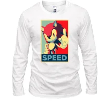 Лонгслив с артом Speed (Sonic)