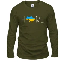 Лонгслив с картой Украины - Home