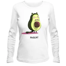 Лонгслив с котом авокадо (Avocat)