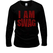 Лонгслив с надписью "I AM SWAG"