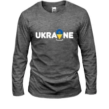 Лонгслив с принтом "Локация Украина"