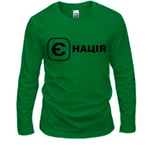 Лонгслив с принтом "єНація"