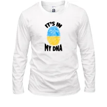 Лонгслив с принтом "it's in my DNA"