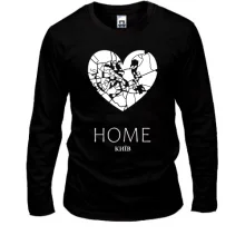 Лонгслив с сердцем Киев "Home"