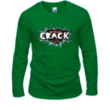 Лонгслив с сердцем "Crack"