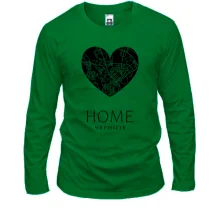 Лонгслив с сердцем "Home Чернигов"