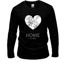 Лонгслив с сердцем "Home Луганск"