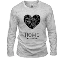 Лонгслив с сердцем "Home Мариуполь"