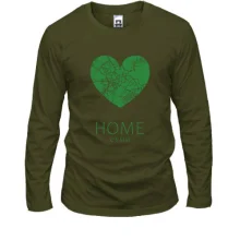Лонгслив с сердцем "Home Сумы"