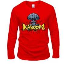 Лонгслив с сердцем "Kaboom"