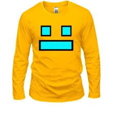 Чоловічий лонгслів «Geometry Dash Smile»