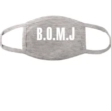 Маска с логотипом B O M J