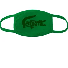 Тканинна маска для обличчя со стилизованным лого "Lacoste"