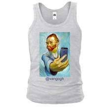Мужская майка @vangogh селфи