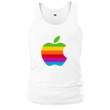 Чоловіча майка Apple (веселка)