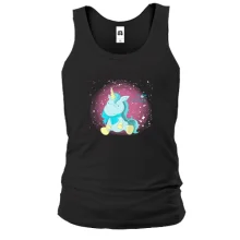 Мужская майка Baby unicorn blue