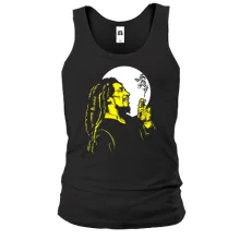 Майка Bob Marley на фоне луны