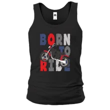 Чоловіча майка Born to Ride Мотоцикл