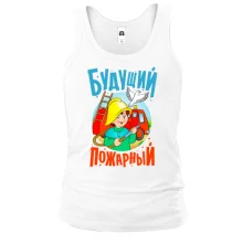 Комбинированный детский лонгслив Будущий пожарный