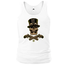 Мужская майка Череп Skull and Guns