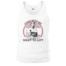 Чоловіча майка Come with me if you want to lift - Шварценеггер