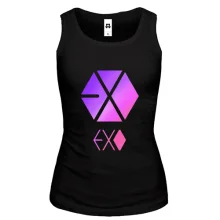 Жіноча майка EXO (рожевий логотип)